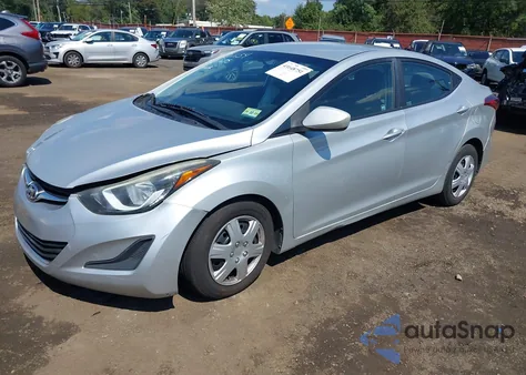 2016 Hyundai Elantra Se из США, поврежденный, VIN 5NPDH4AE9GH779794